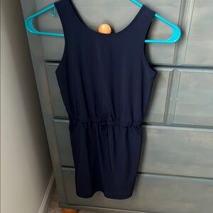 Navy Sleeveless Dress